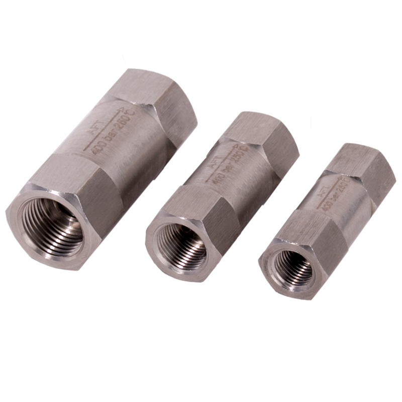 Edelstahl Rückschlagventil 1/2" - 2 Stück DN15 Rückflussverhinderer